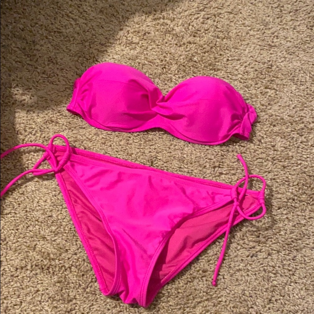 Pink bikini